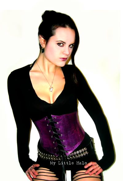 gothic underbust corset