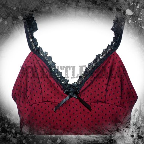 red & black strappy gothic lace dress