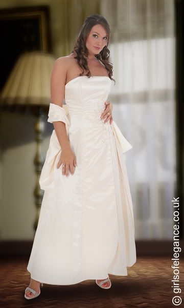 Special Ivory Bridal Gown