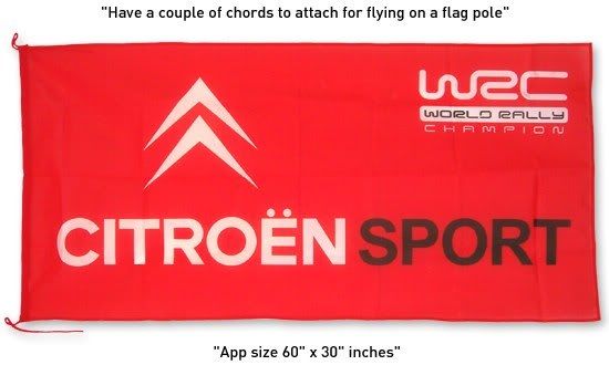 Honda silkscreen flag #6