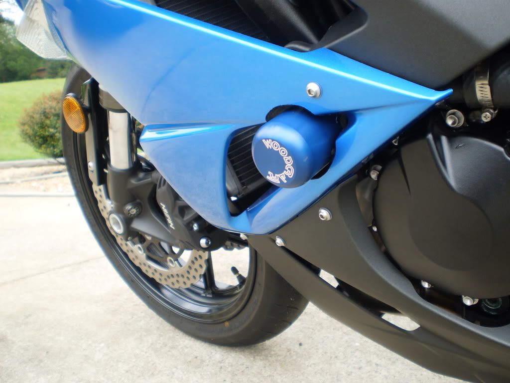 NEW Woodcraft Frame Sliders BLACK 09 ZX6R KawiForums Kawasaki