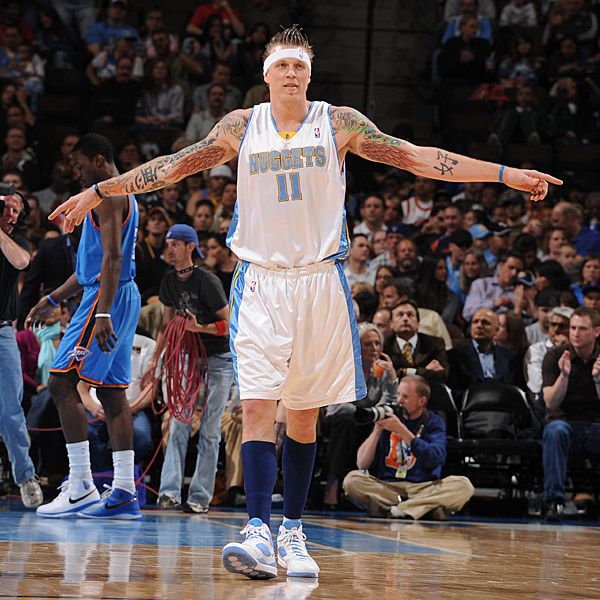 Wow, check out the latest tattoo on the Denver Nuggets Chris Andersen.