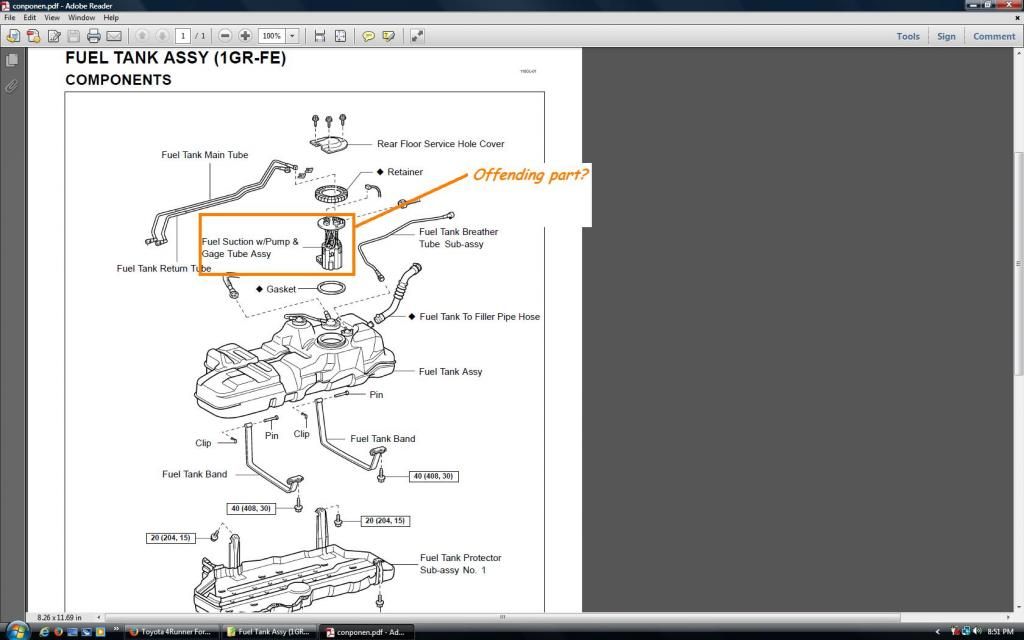 Bad fuel level sending unit? Toyota 4Runner Forum Largest 4Runner Forum