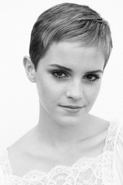 emma watson short hair ugly. Emma Watson#39;s short hair,