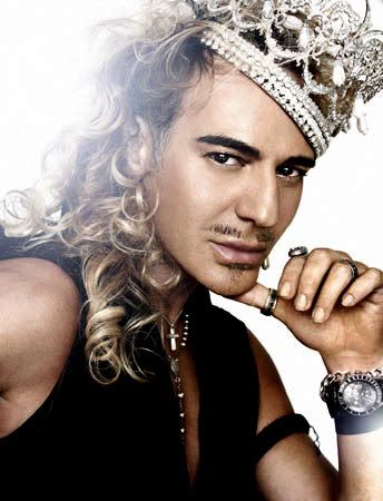 john galliano logo. designer John Galliano on