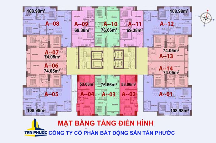 Bán căn hộ Tân Phước Plaza ngay trung tâm Sài Gòn giá chỉ từ 1.5 tỷ/căn.