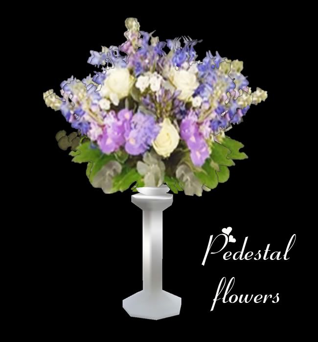Pedestal flowers