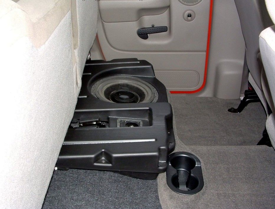 Sealed Dual 10/" Subwoofer Box Fits Dodge Ram MEGA Cab 2007-2008
