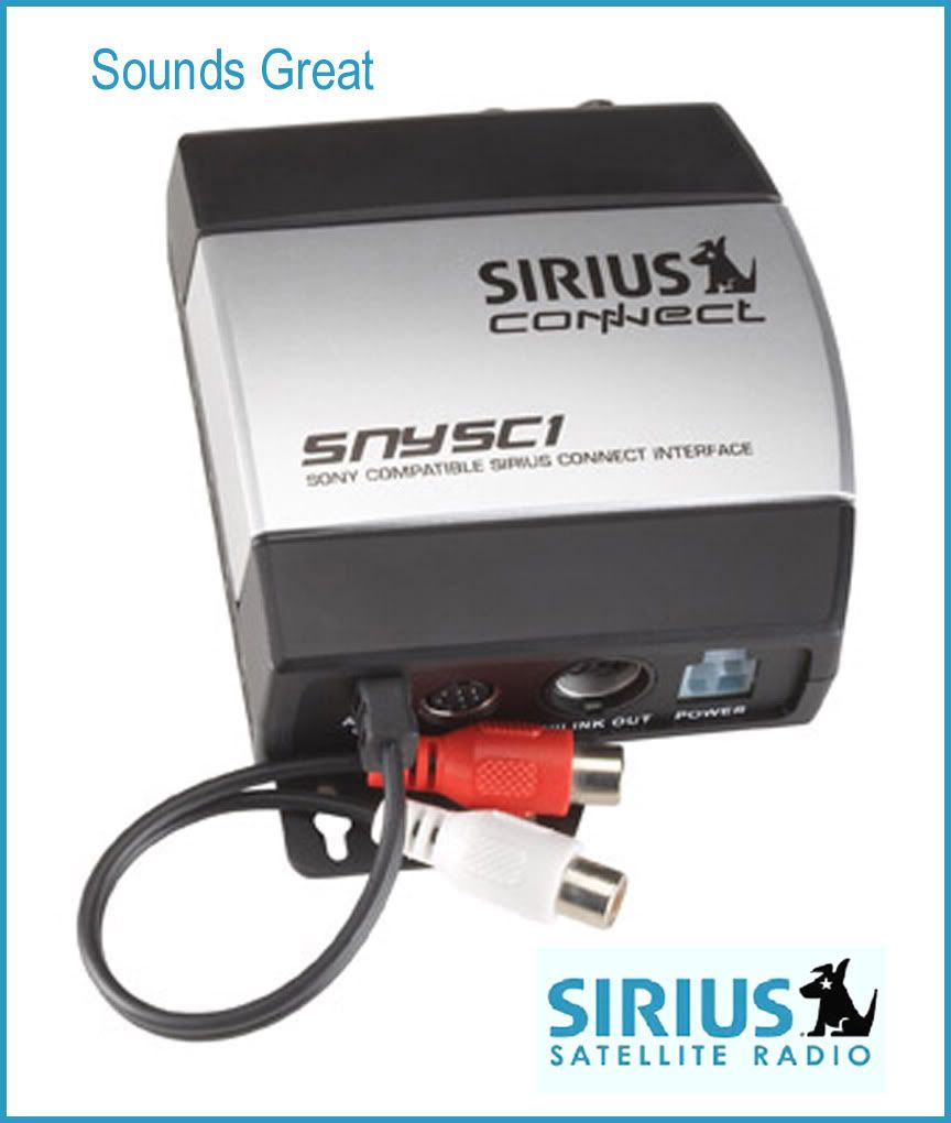 SIRIUS Satellite for Sony Radios Replaced SIR SNY1  