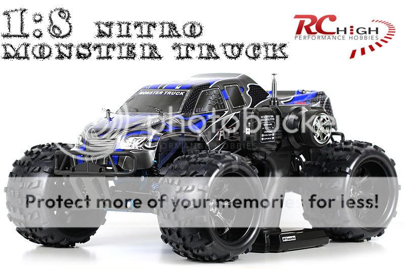  new 1 8 HSP Radio Control RC Nitro Monster Truck 4x4 Gas Car★