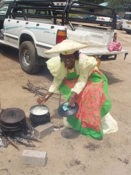 Herero Woman Cooking Traditional Food Photo by debalew2 | Photobucket