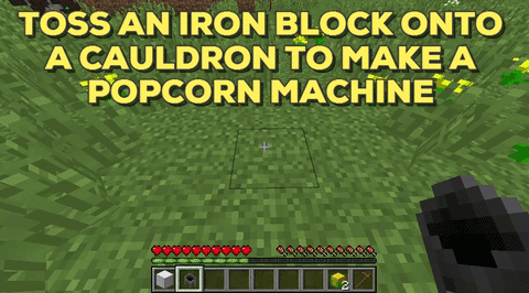 Minecraft Popcorn Machine