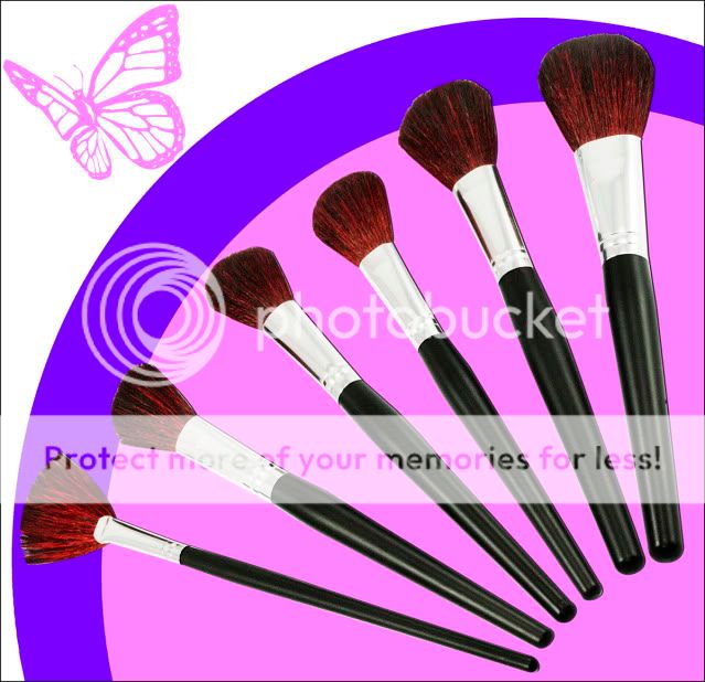 Pro Studio 34pcs Pony & Goat Makeup Brushes Set #010  