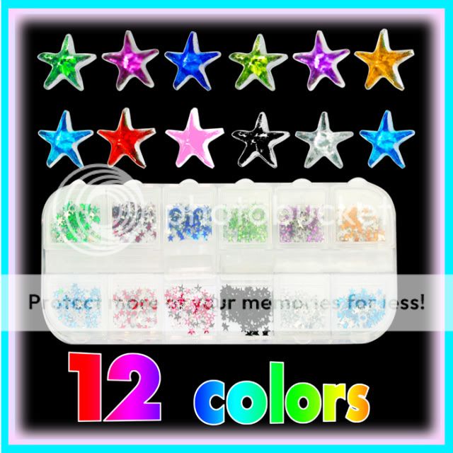 9600pcs Mix Colours Shapes Glitter Rhinestones Nail Art