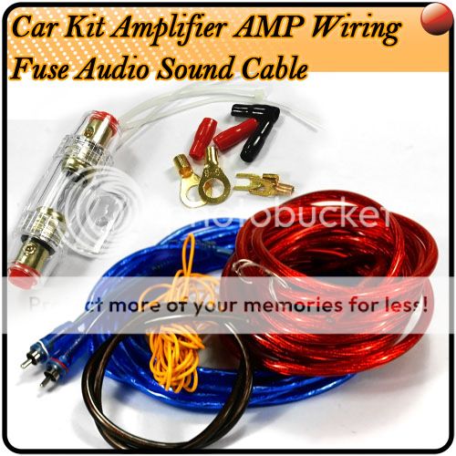 800W Car Amplifier Audio Sound Wiring AGU Fuse Cable Y3
